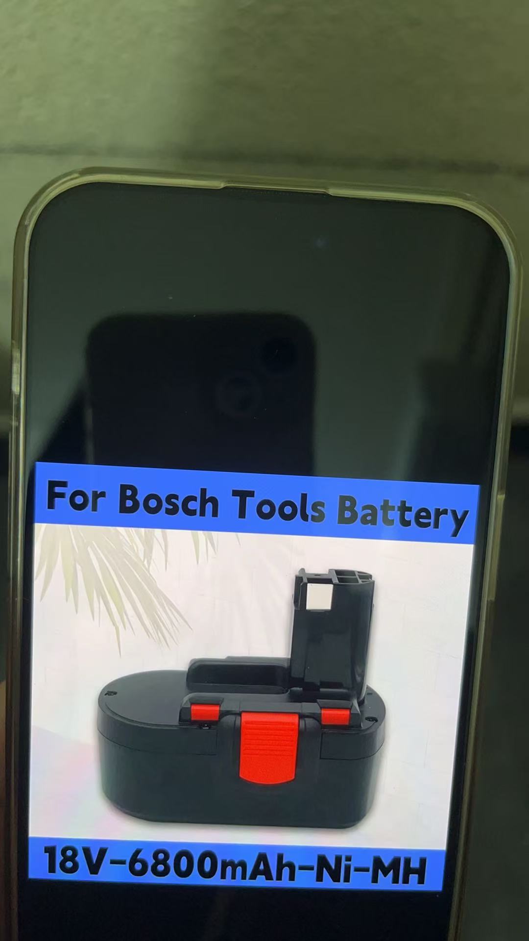 Bosch Drill Gsb 18V - 18V 6800MAh แบตเตอรี่สำหรับบ๊อช BAT025 Ni-Mh ชาร์จเปลี่ยนไขควงแบตเตอรี่