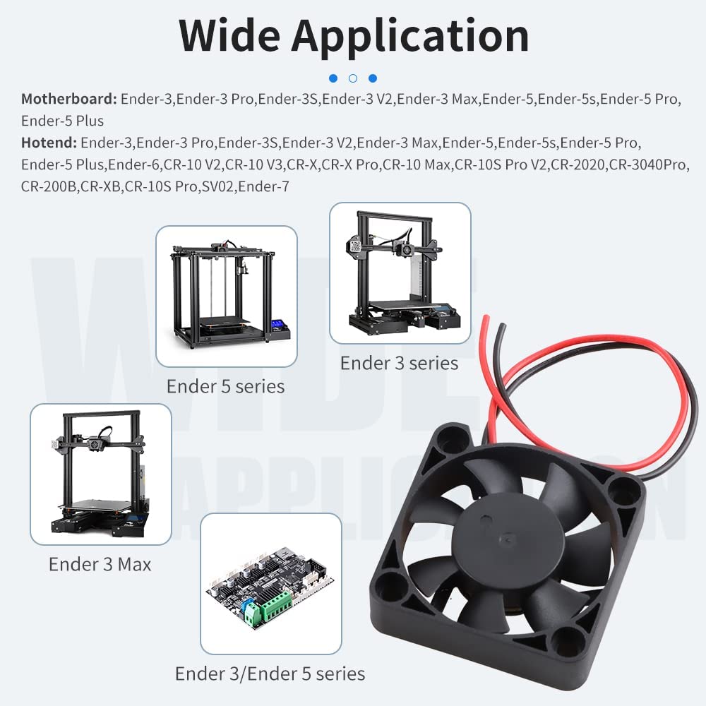 2pcs Creality Original 4010 แฟ - Creality Printer Ender 3 บทวิจารณ์และราคา