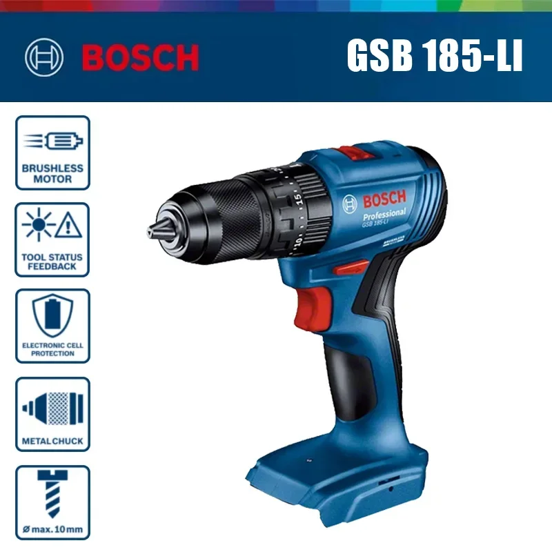 บ๊อช GSB 185-LI 18V สว่านกระแท - Bosch Drill Gsb 18V บทวิจารณ์และราคา