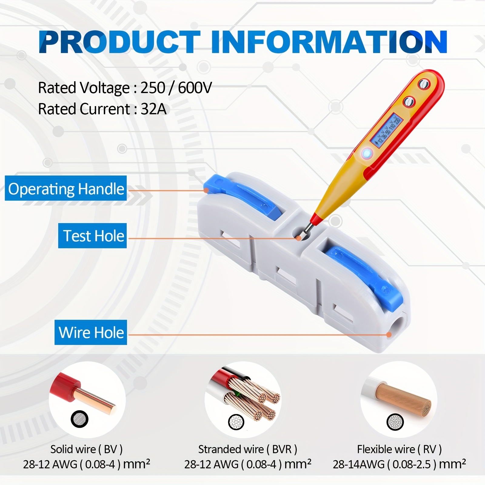 ขั้วต่อสายไฟ10ชิ้น/60ชิ้นชุดขั - Push Fit Connector บทวิจารณ์และราคา