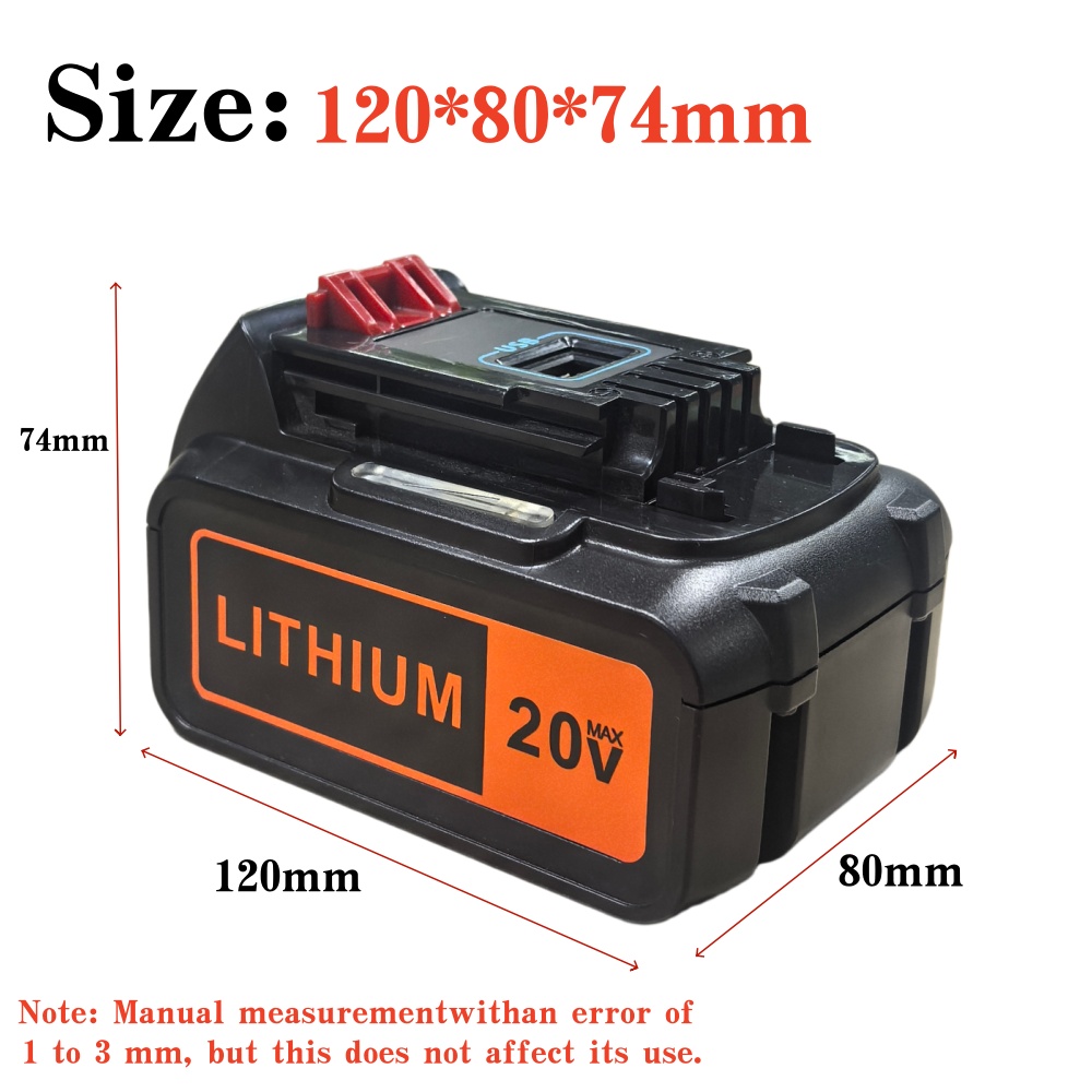 แบตเตอรี่ทดแทนความจุสูง 8Ah สำ - Black+Decker Tool 20V Max บทวิจารณ์และราคา