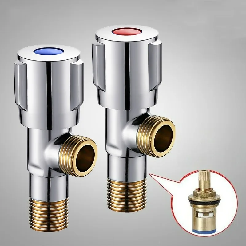 วาล์วหยุดน้ำร้อนและน้ำเย็นคุณภ - Toilet Fill Valve บทวิจารณ์และราคา